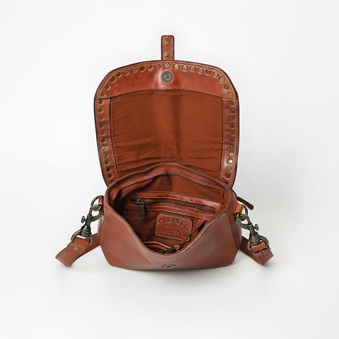 Antique Brass Crossbody Bag