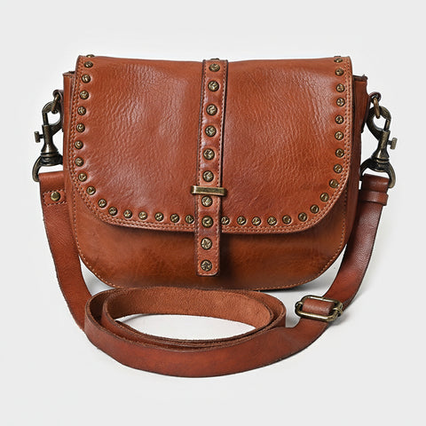 Antique Brass Crossbody Bag