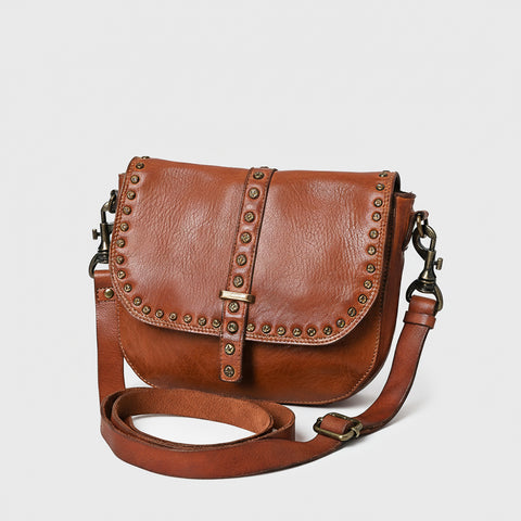 Antique Brass Crossbody Bag