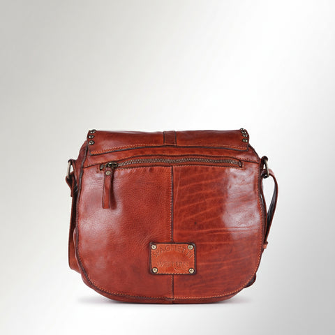 Vintage-Inspired Studded Crossbody