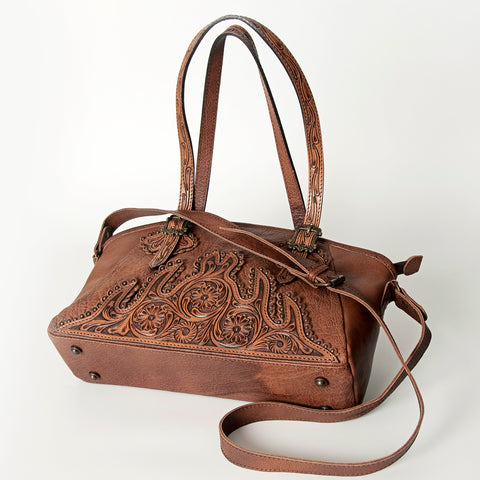 American Darling Handcrafted Hand Tooled Leather Western Tote Bag