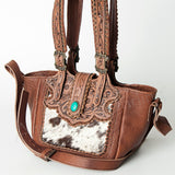 LC-ADBG712B Tote Hair On Genuine Western Leather Women Bag