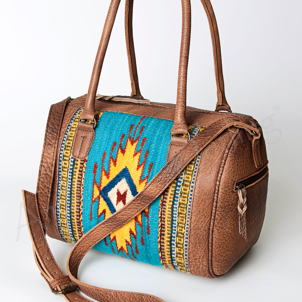 LC-ADBG714 Duffel Genuine Western Leather Women Bag