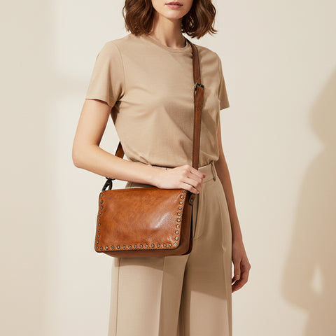 SWC193 Bronella - Premium Leather Crossbody Bag