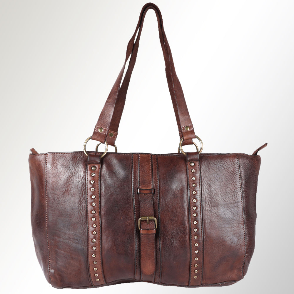 SWC186BRN Tote Genuine Leather women bag western Bag