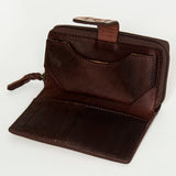 LC-ADBGZ469 Wallet Genuine Western Leather Women Bag
