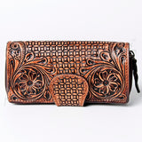 LC-ADBGZ471 Wallet Genuine Western Leather Women Bag