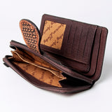 LC-ADBGZ471 Wallet Genuine Western Leather Women Bag