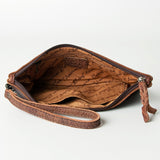 LC-ADBG768 Wristlet Genuine Western Leather Women Bag