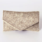 LC-ADBG445 Envelope Hair On Genuine Western Leather Women Bag