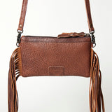 ADBGS142 Mini Crossbody - Hair-On Leather Fringe Bag with Removable Strap