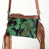 ADBGS142 Mini Crossbody - Hair-On Leather Fringe Bag with Removable Strap