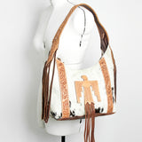LC-ADBG803 Hobo Hair On Genuine Western Leather Women Bag Cady