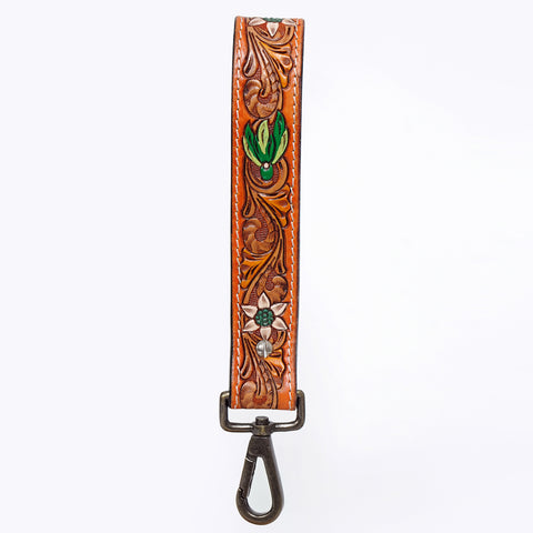 LC-ADWSF120 Genuine Leather Handle Strap For Wristlet Bags