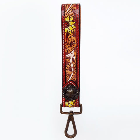 LC-ADWSF122 Genuine Leather Handle Strap For Wristlet Bags