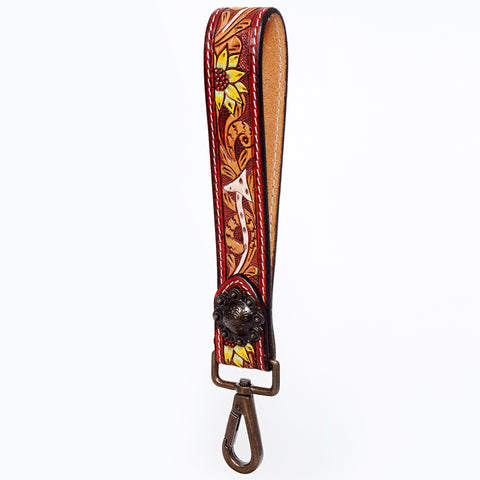 LC-ADWSF122 Genuine Leather Handle Strap For Wristlet Bags