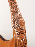 LC-ADBGA220 Hobo Hand Tooled Genuine Western Leather Women Bag