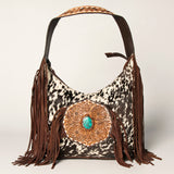 LC-ADBGA221 Tote Hair-On Genuine Western Leather Women Bag