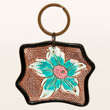 LC-ADKR179 Hand Tooled Genuine Leather Keyring