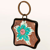 LC-ADKR179 Hand Tooled Genuine Leather Keyring