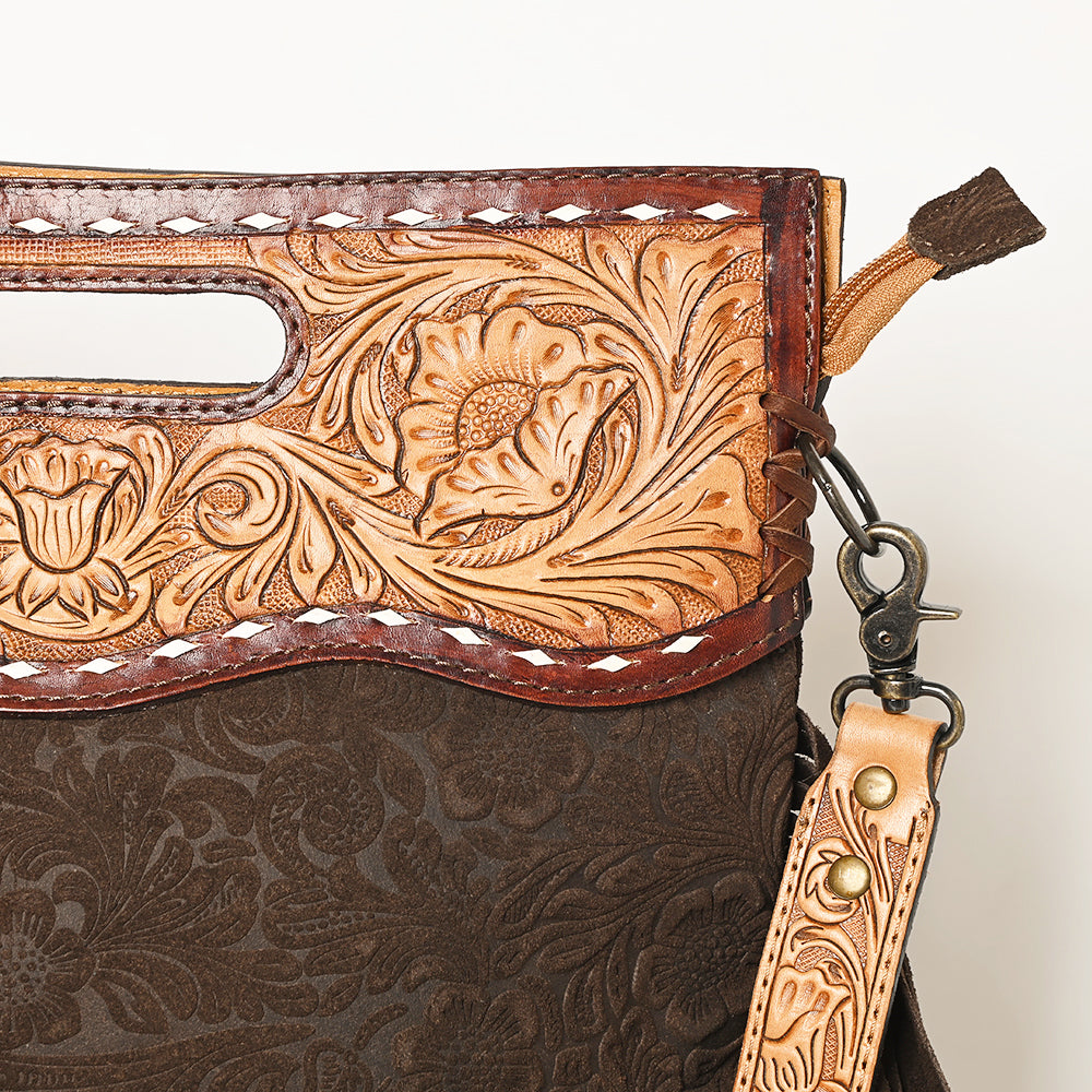 LC-ADBGS145DM1A  Clutch Genuine Western Leather Women Bag Paige