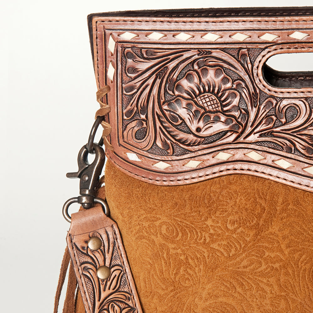 LC-ADBGS145DM1C Clutch Genuine Western Leather Women Bag Paige