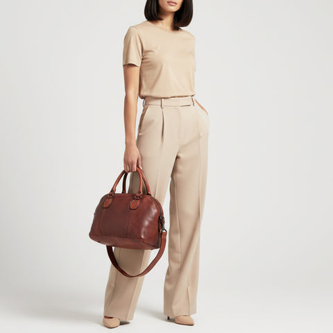 Signature Dome Carryall Speedy Bag