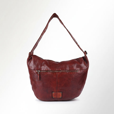 Modern Weave-Pattern Shoulder Bag