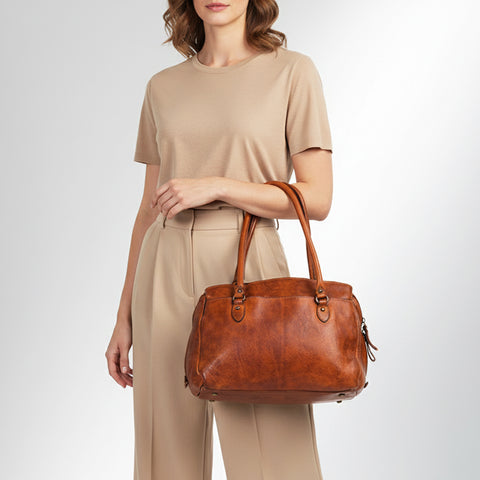 Modern Structured Utility Tote Bag