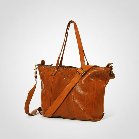 The Meridian Studded Carryall Tote Bag