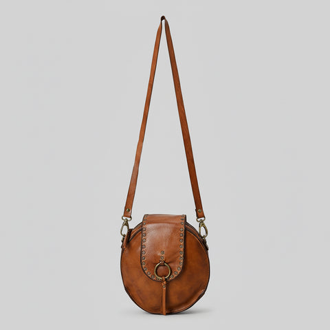 Sleek Leather Canteen Bag
