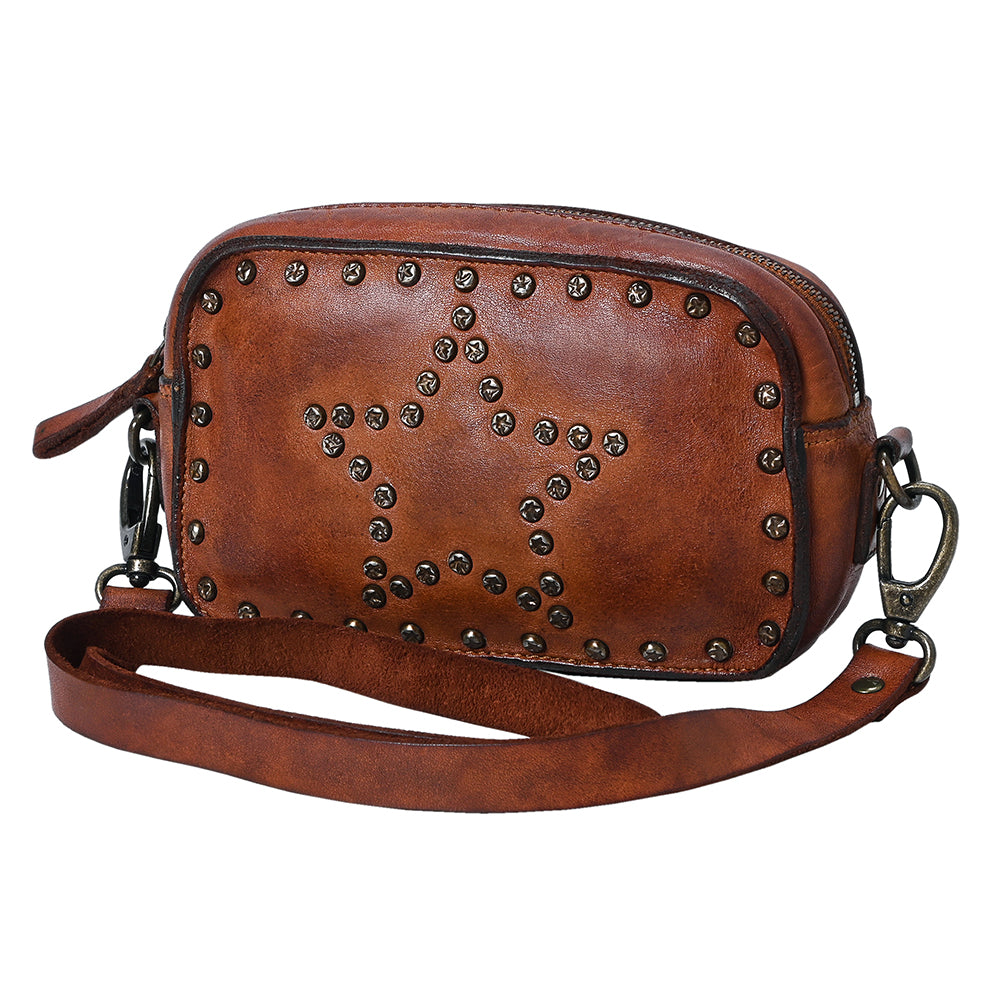 SWC166 Crossbody Genuine Leather women bag western Bag Becca