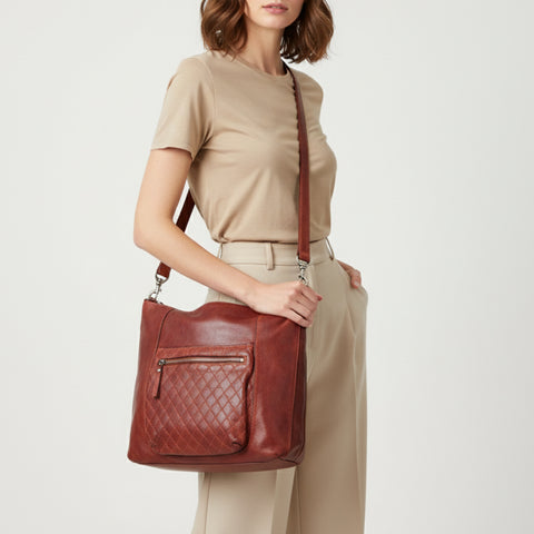 Fiorente - Full Grain Leather Shoulder Bag