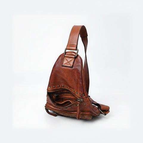 SWC191 Caldera - Full Grain Leather Sling Bag