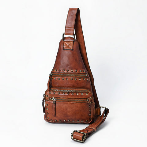 SWC191 Caldera - Full Grain Leather Sling Bag
