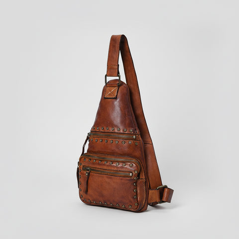 SWC191 Caldera - Full Grain Leather Sling Bag