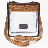 ADBGZ603 Clear Bag Genuine Western Leather Women Bag