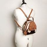 LC-ADBGZ611 Backpack Hair On Genuine Western Leather Women Bag