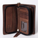 LC-ADBGM169 Organiser Genuine Western Leather Women Bag Freda
