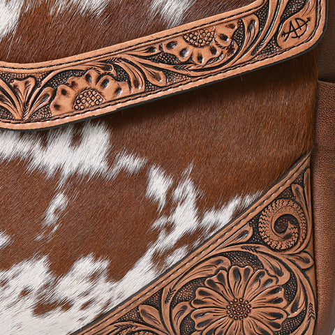 American Darling Handcrafted Hair-On Cowhide Western Leather Backpack