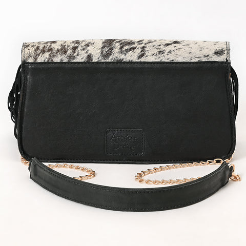 ADBGA876 American Darling Hand Tooled Hair-On Cowhide Western Cross body Bag