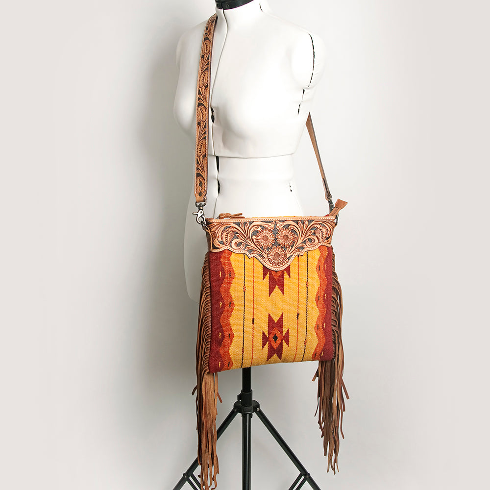 LC-ADBG298 Crossbody Genuine Western Leather Women Bag Clara