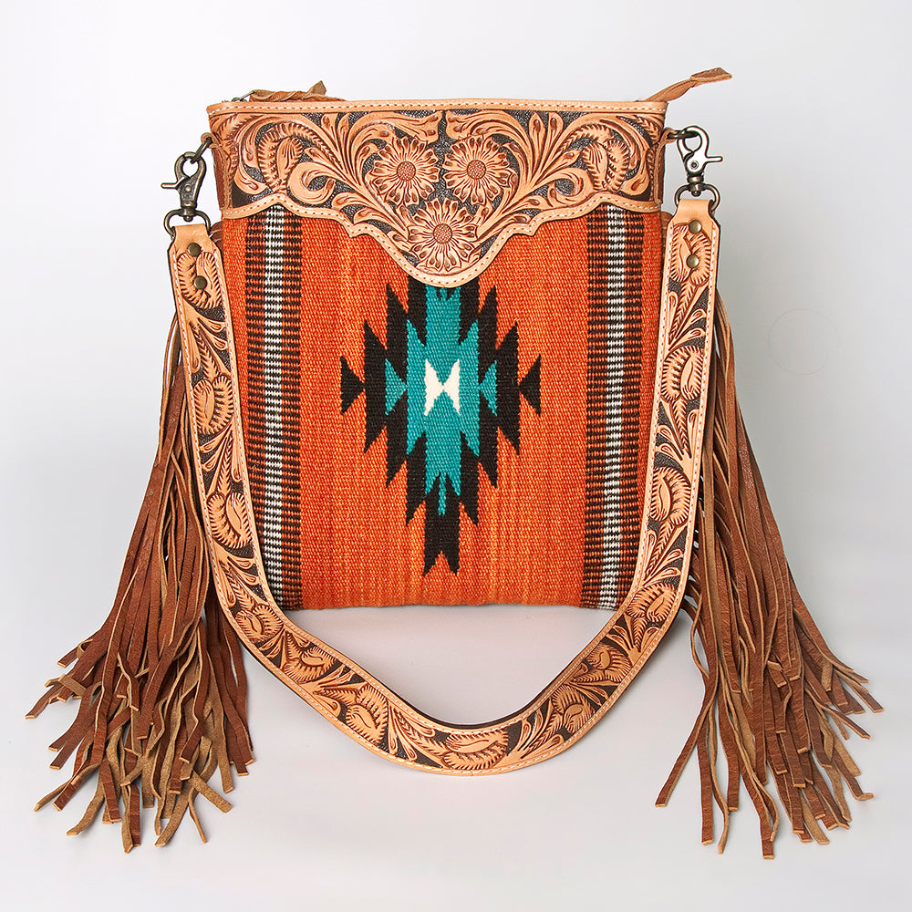 LC-ADBG298 Crossbody Genuine Western Leather Women Bag Clara