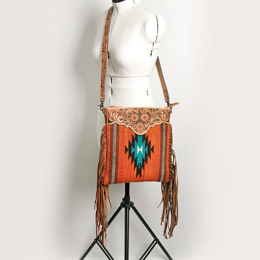 LC-ADBG298 Crossbody Genuine Western Leather Women Bag Clara