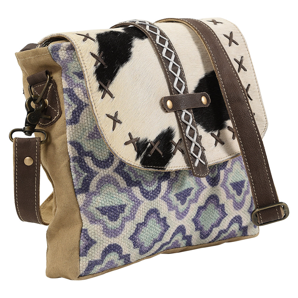 KB121 Crossbody Upcycled Canvas Ladies Bag