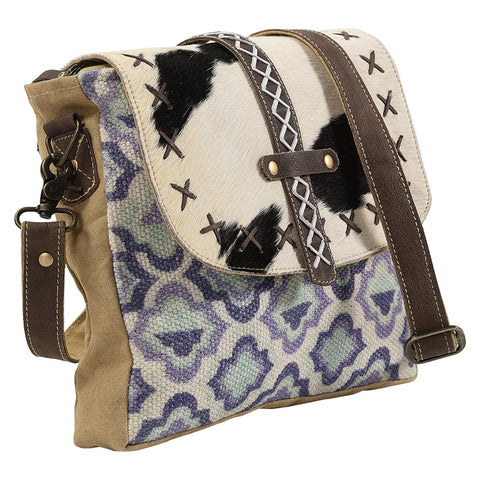 KB121 Crossbody Upcycled Canvas Ladies Bag