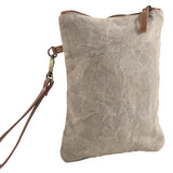 LC-KB273 Wristlet Upcycled Canvas Ladies Bag