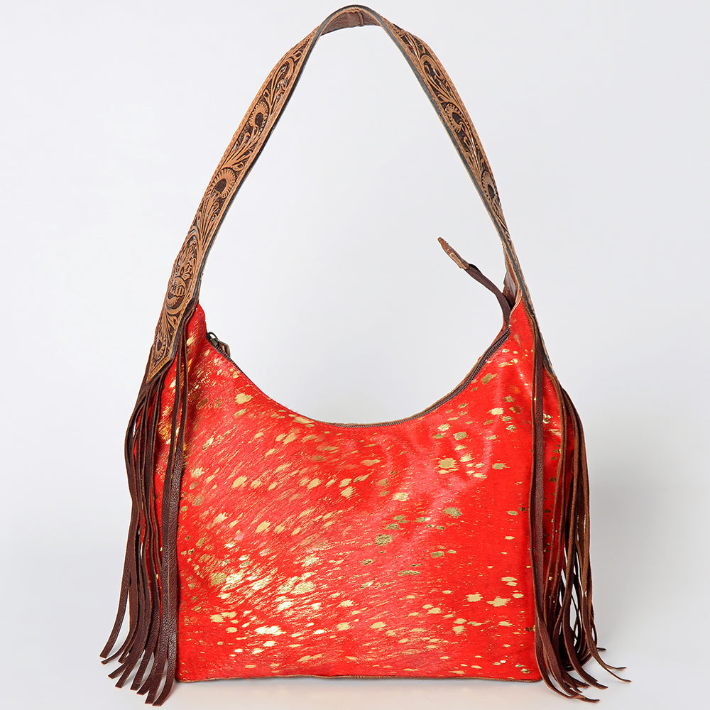 LC-ADBG803 Hobo Hair On Genuine Western Leather Women Bag Cady