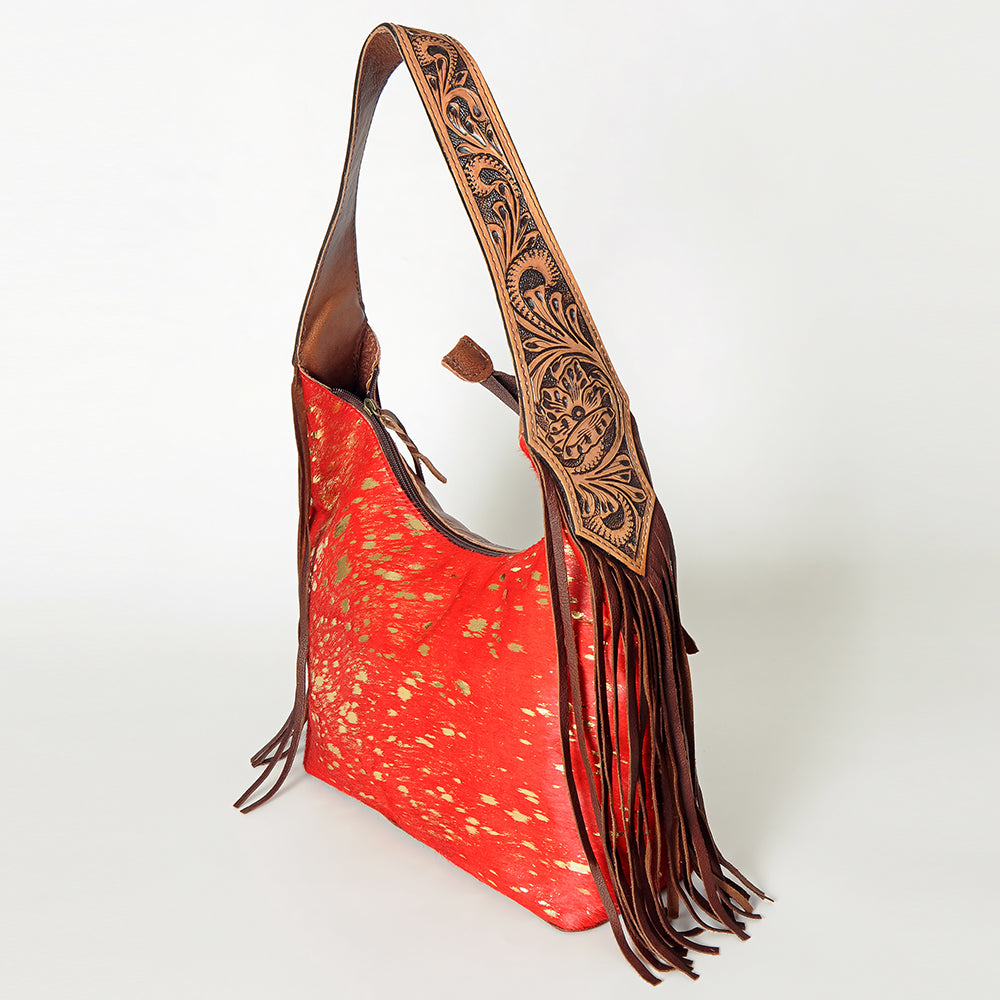 LC-ADBG803 Hobo Hair On Genuine Western Leather Women Bag Cady