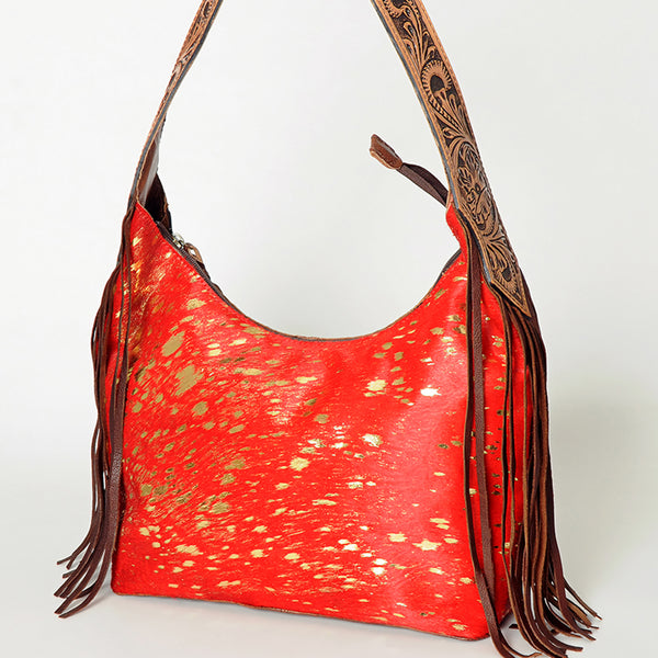 LC-ADBG803 Hobo Hair On Genuine Western Leather Women Bag Cady